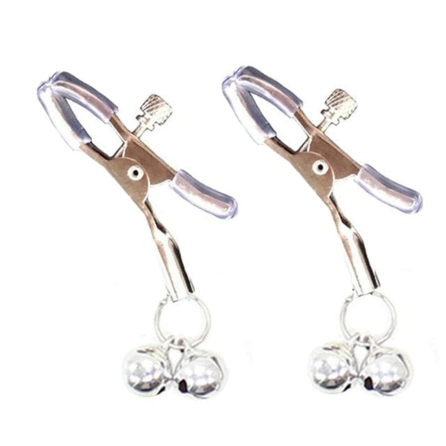 BDSM Jingle Bells Nipple Clamps, gallery view 5