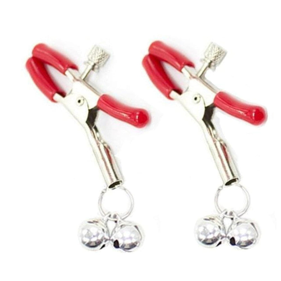 BDSM Jingle Bells Nipple Clamps, gallery view 4