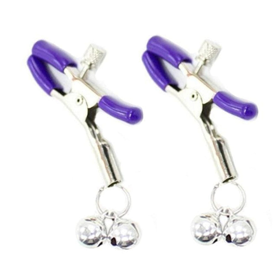 BDSM Jingle Bells Nipple Clamps, gallery view 2