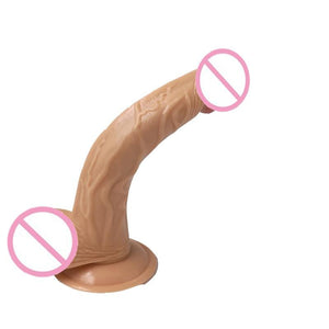 Pussy-aufspießender realistischer Strap-On 9-Zoll