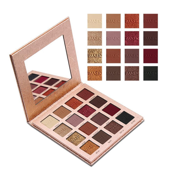 16 Color Shimmer Glitter Eyeshadow Palette product view