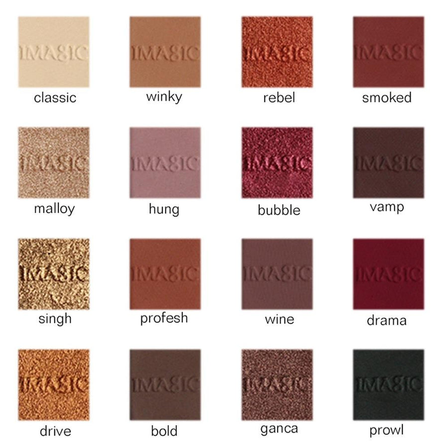 16 Color Shimmer Glitter Eyeshadow Palette, gallery view 3