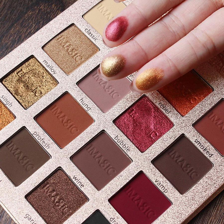 16 Color Shimmer Glitter Eyeshadow Palette, gallery view 9