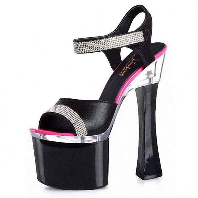 "Sissy Norma" Crystal Sandals, gallery view 3