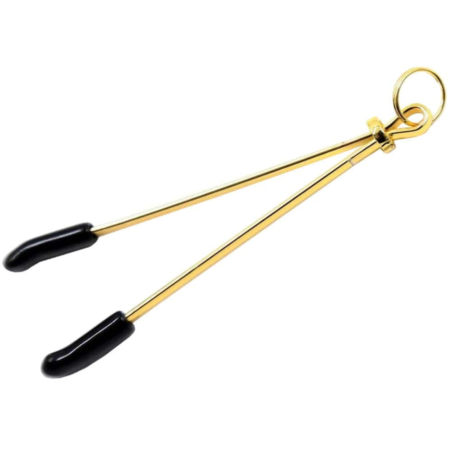 BDSM Golden Nipple Clamps for Couples, gallery view 4