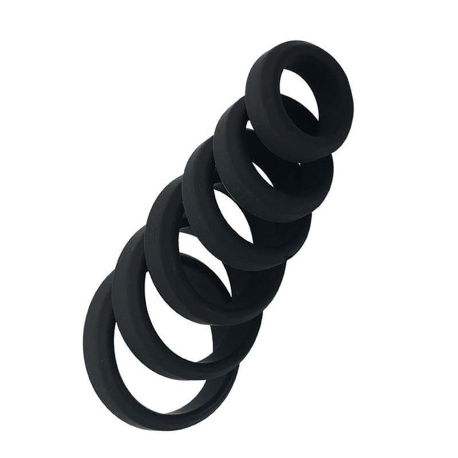 Stronger Erections Black Cock Ring BDSM product view