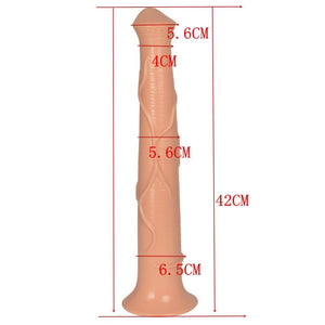 16.5 inch Long Sissy Tamer Dildo