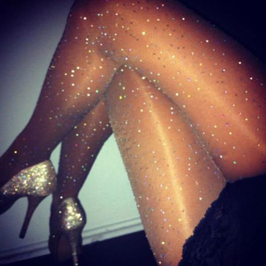 Sissy Night Out Rhinestone Pantyhose product view