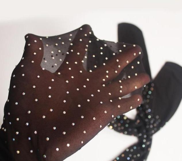 Sissy Night Out Rhinestone Pantyhose, gallery view 5