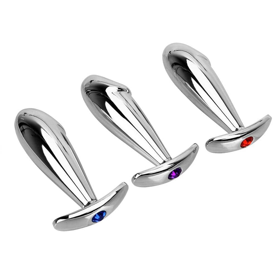 Dick-Inspired Stainless Steel Butt Plug BDSM, gallery view 2
