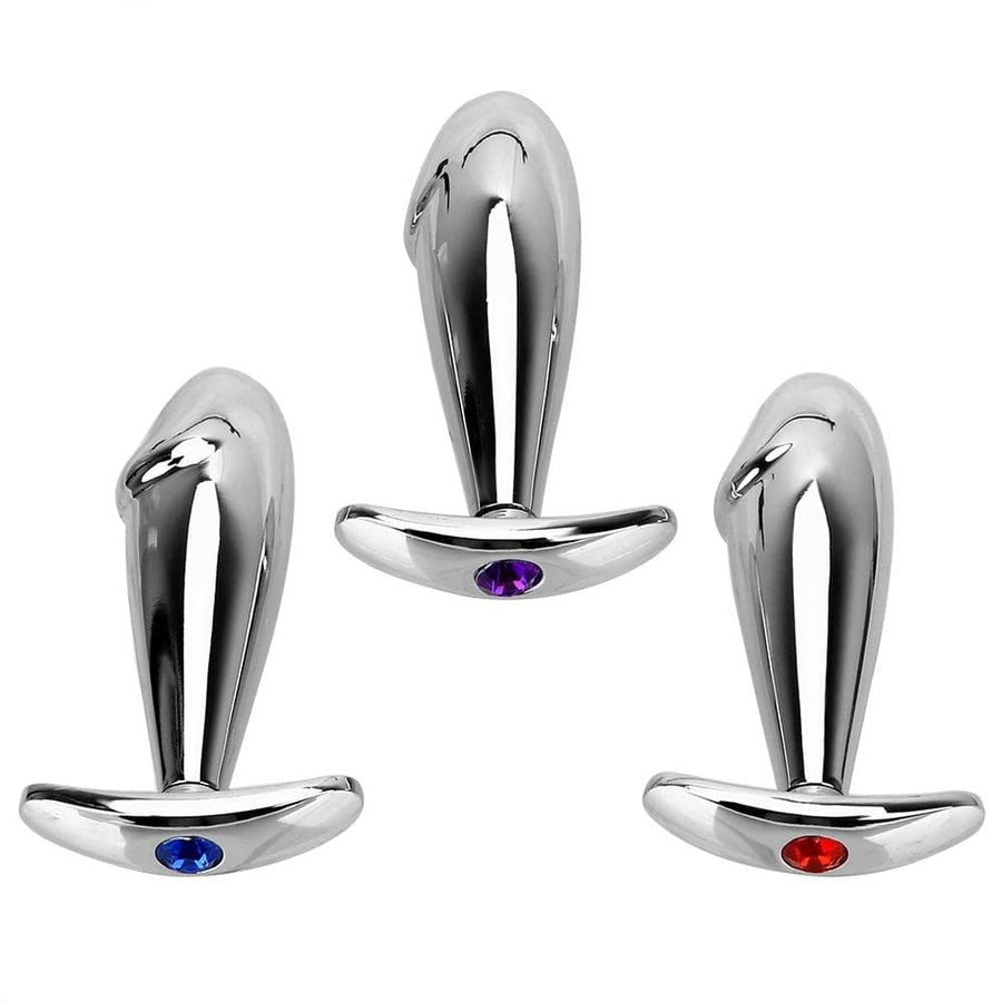 Dick-Inspired Stainless Steel Butt Plug BDSM, gallery view 3