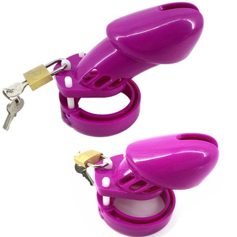 The Chick Magnet Plastic Cock Cage 3.15 inches and 3.94 inches long product view