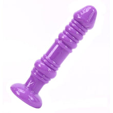 Lade das Bild in den Galerie-Viewer, BDSM Analdildo aus Silikongelee mit Gewinde, 5 Zoll
