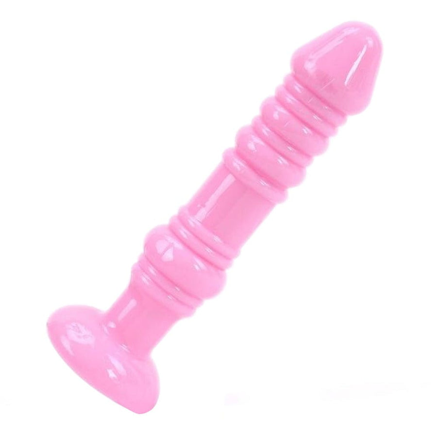 Threaded Silicone Jelly 5 Inch Anal Dildo BDSM, gallery view 2