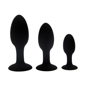 Silicone Butt Plug With Internal Metal Ball