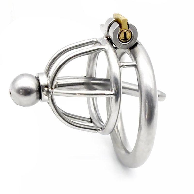 Peyton Metal Chastity Device 1.30 inches long product view