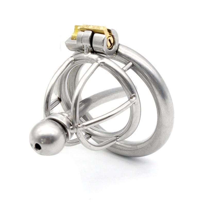 Peyton Metal Chastity Device 1.30 inches long, gallery view 2