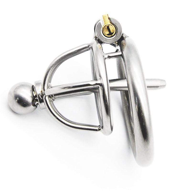 Peyton Metal Chastity Device 1.30 inches long, gallery view 3