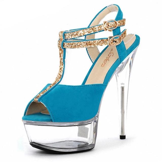 "Sissy Abigail" Platform Sandals, gallery view 3