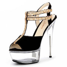 Load image into Gallery viewer, &quot;Sissy Abigail&quot; Platform Sandals
