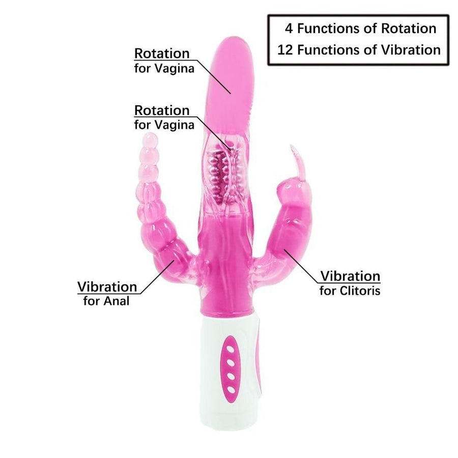 "Sissy Amanda" Triple Vibrator, gallery view 4