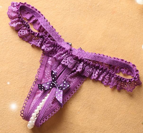 "Sissy Ryleigh" Crotchless G-String, gallery view 6