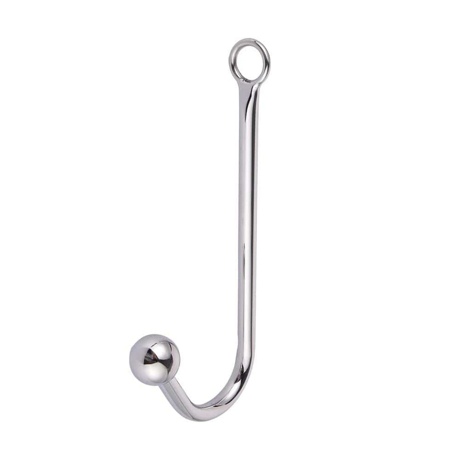 Stainless Steel Beaded Anal Hook 9.07 to 9.84 Inches Long, gallery view 2