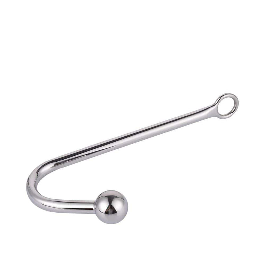 Stainless Steel Beaded Anal Hook 9.07 to 9.84 Inches Long, gallery view 8