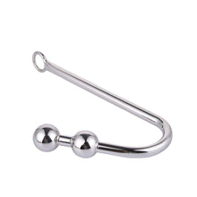 Load image into Gallery viewer, Stainless Steel Beaded Anal Hook 9.07 to 9.84 Inches Long

