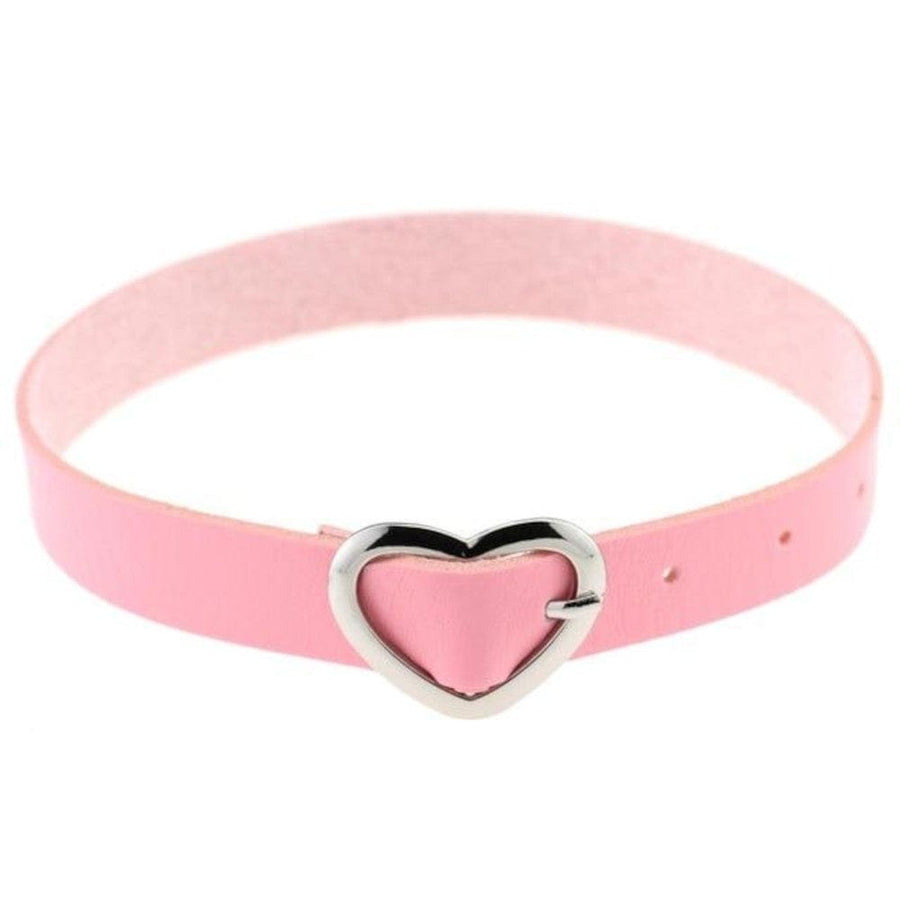 Baby Girl Cute Heart-Shaped Buckle Collar, gallery view 11