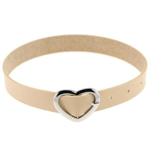 Baby Girl Cute Heart-Shaped Buckle Collar