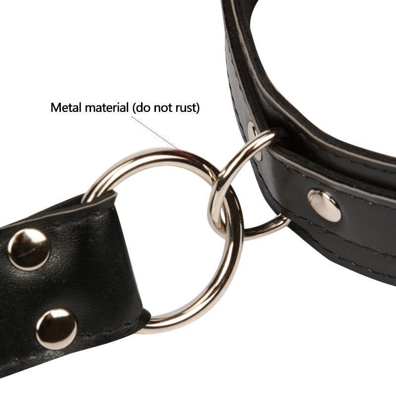 Sissy Slave Hands Neck Collar Restraint BDSM, gallery view 5