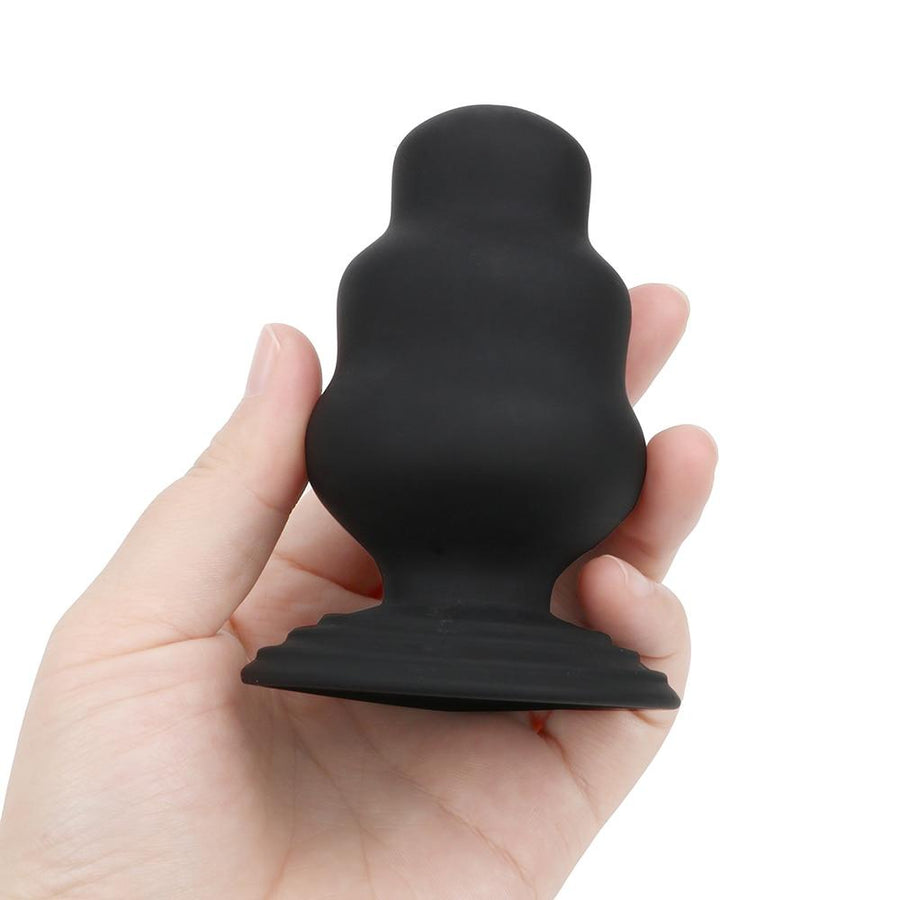 Triple Ripple 2 Inch Wide Butt Plug, gallery view 4