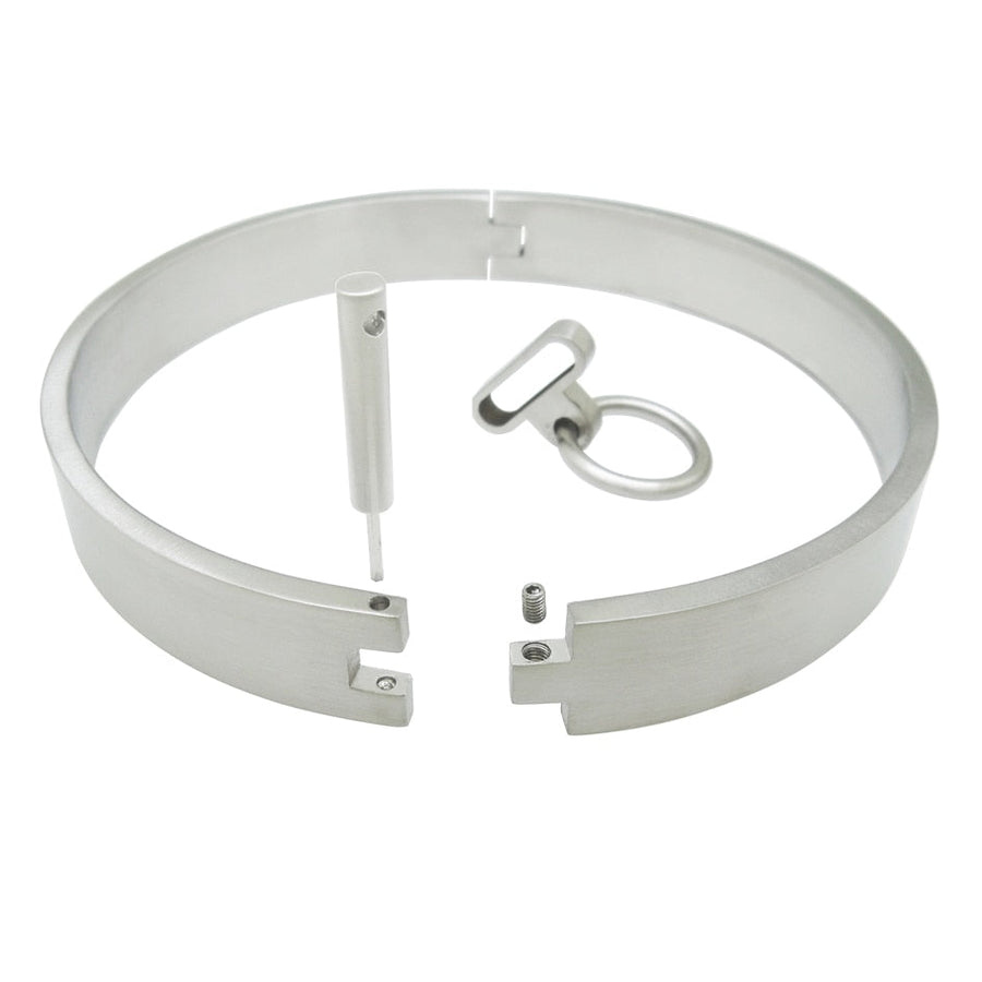 Submissive Lockable Slave Collar BDSM DDLG, gallery view 2