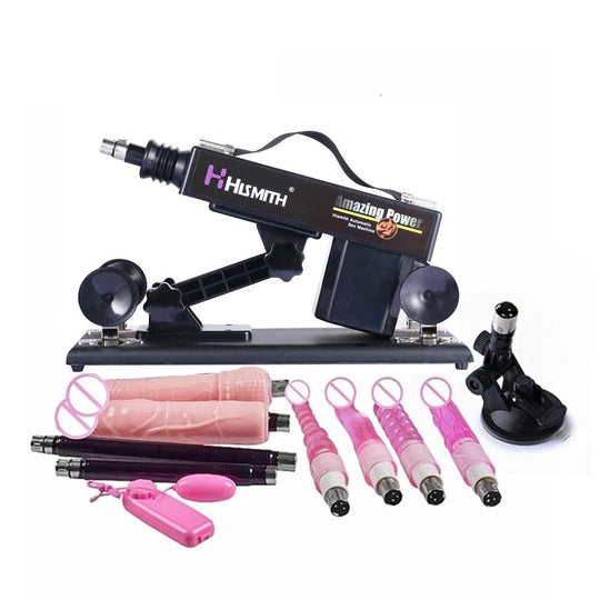 Automatic Sex Machine w/ 10 Attachments product view