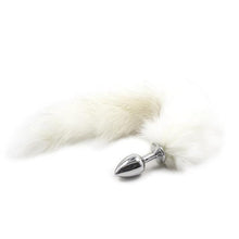 Load image into Gallery viewer, Charming White Cat Tail Butt Plug  BDSM
