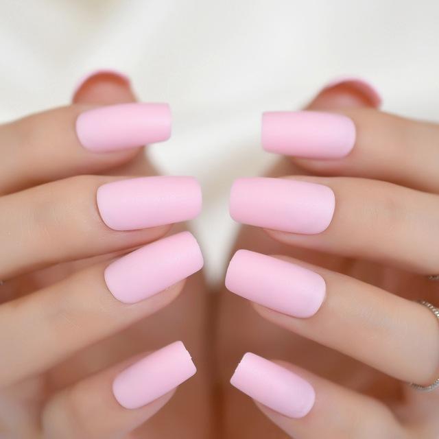 Light Pink Matte Faux Nails BDSM product view