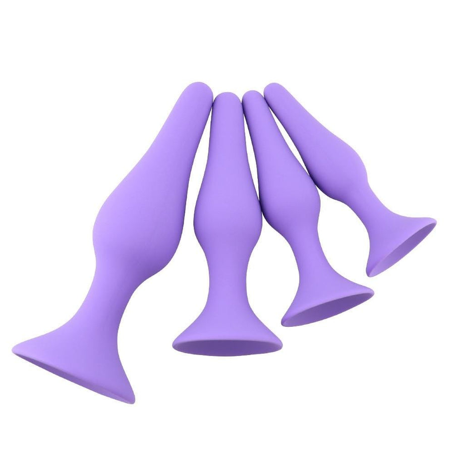 Hypoallergenic Silicone 4-Piece Anal Training Kit BDSM product view