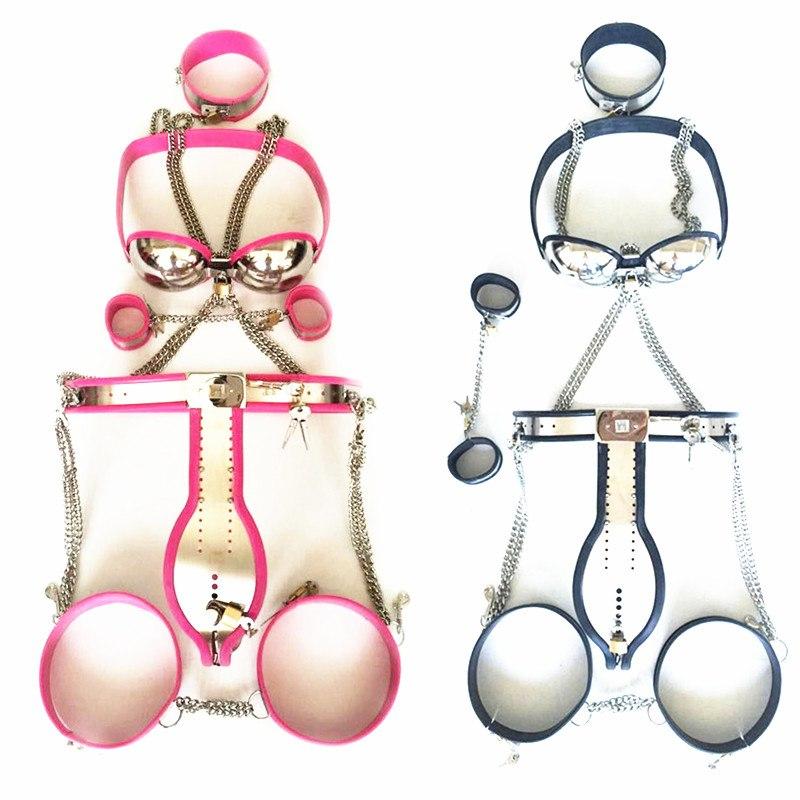 5 in 1 Stainless Steel Sissy Chastity, gallery view 15