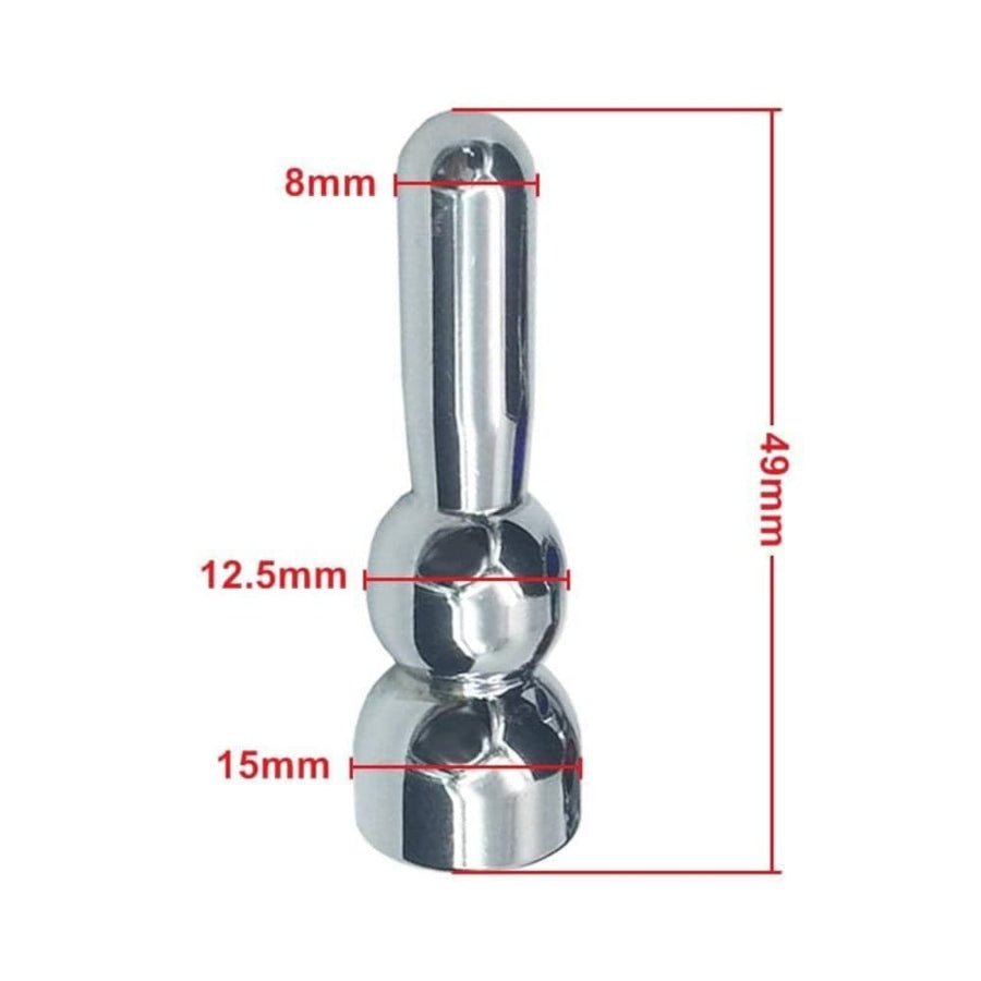 Short Jewelled Penis Plug BDSM, gallery view 7