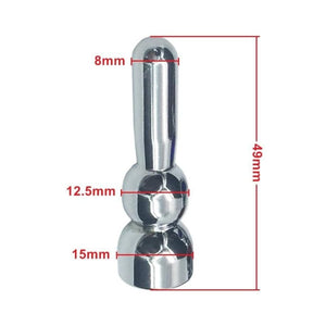Short Jewelled Penis Plug BDSM