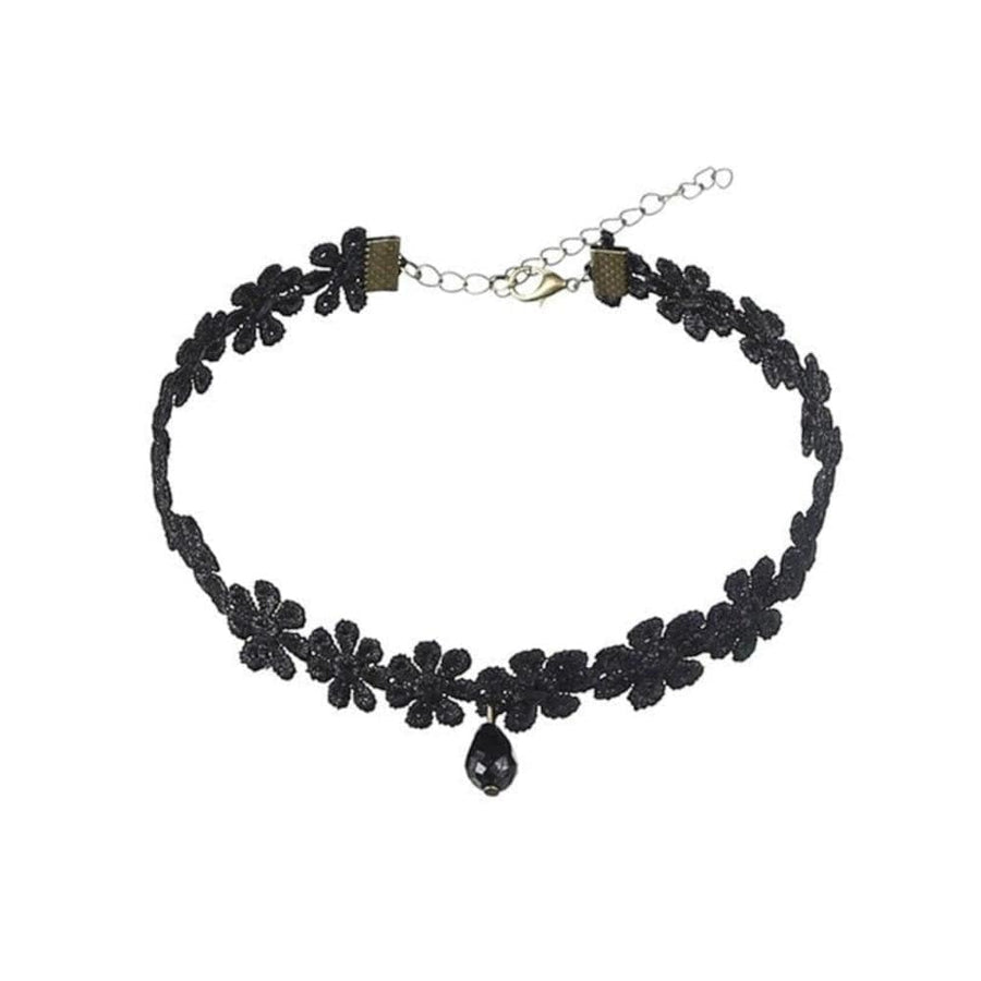 Floral Design Discreet Slave Collar, gallery view 3