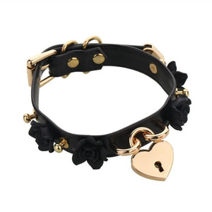 DDLG Rosenblüten Halsband BDSM