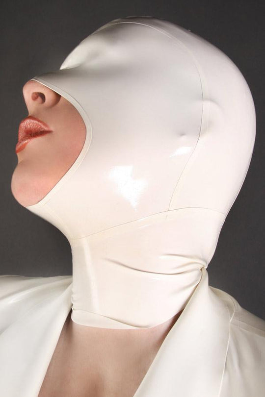 Helpless Predicament White Latex Mask Helmet product view