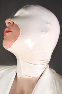 Helpless Predicament White Latex Mask Helmet