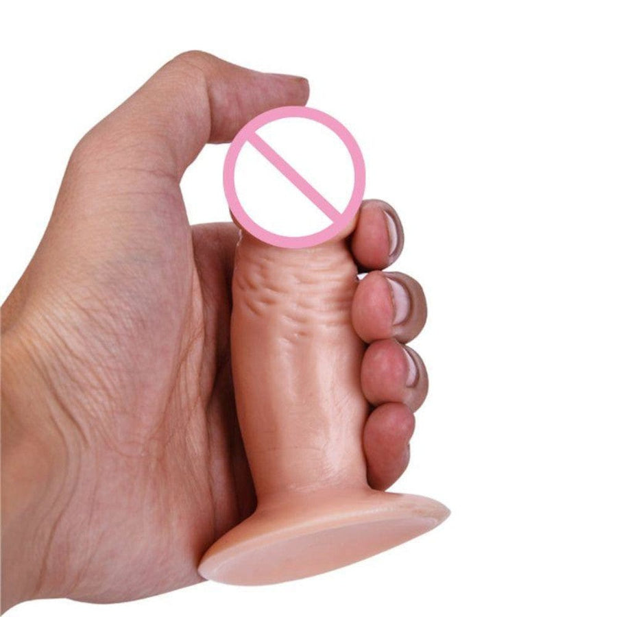 BDSM Teeny Tiny Realistic Suction Cup Dildo, gallery view 2