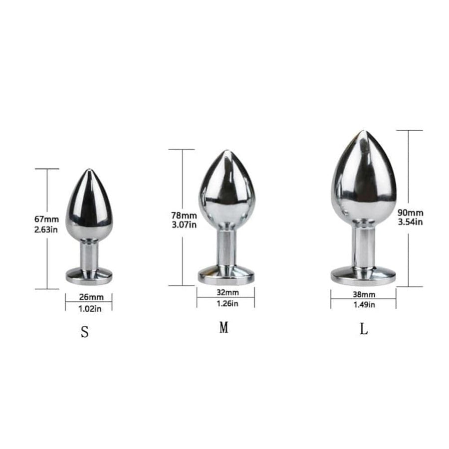 Realistic Animal Metallic Tail Butt Plug BDSM, gallery view 20