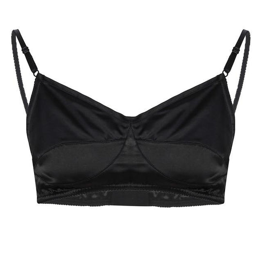 Sofia Satin Tank Sissy Bra product view