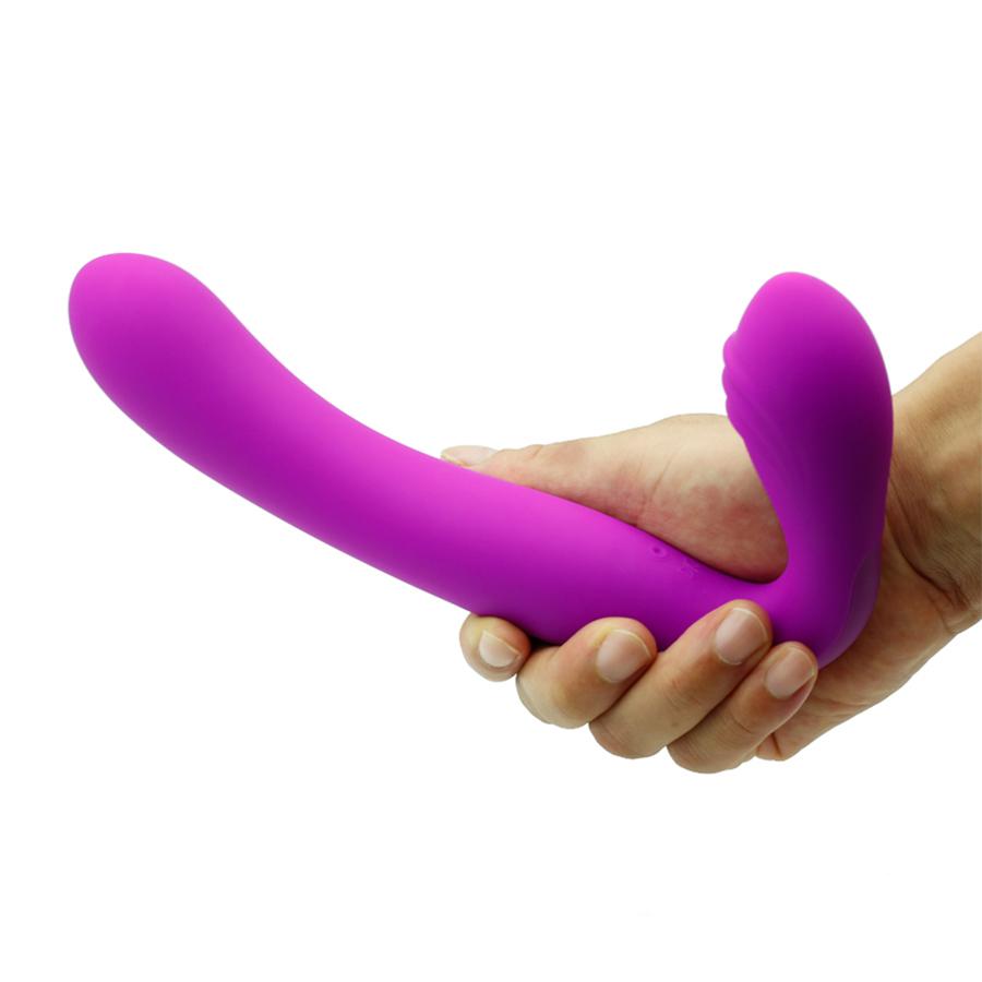 Double Ended Dildo Vibrator Inverted, gallery view 2