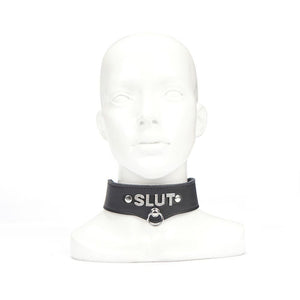 Collier de bondage en cuir « Esclave »